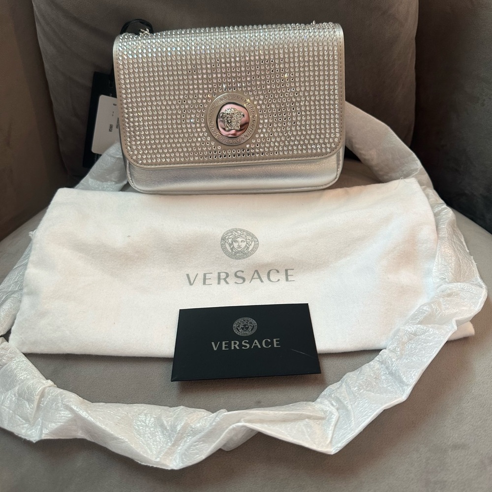 NWT Versace La Medusa Crystal Mini Bag - Picture 3 of 8